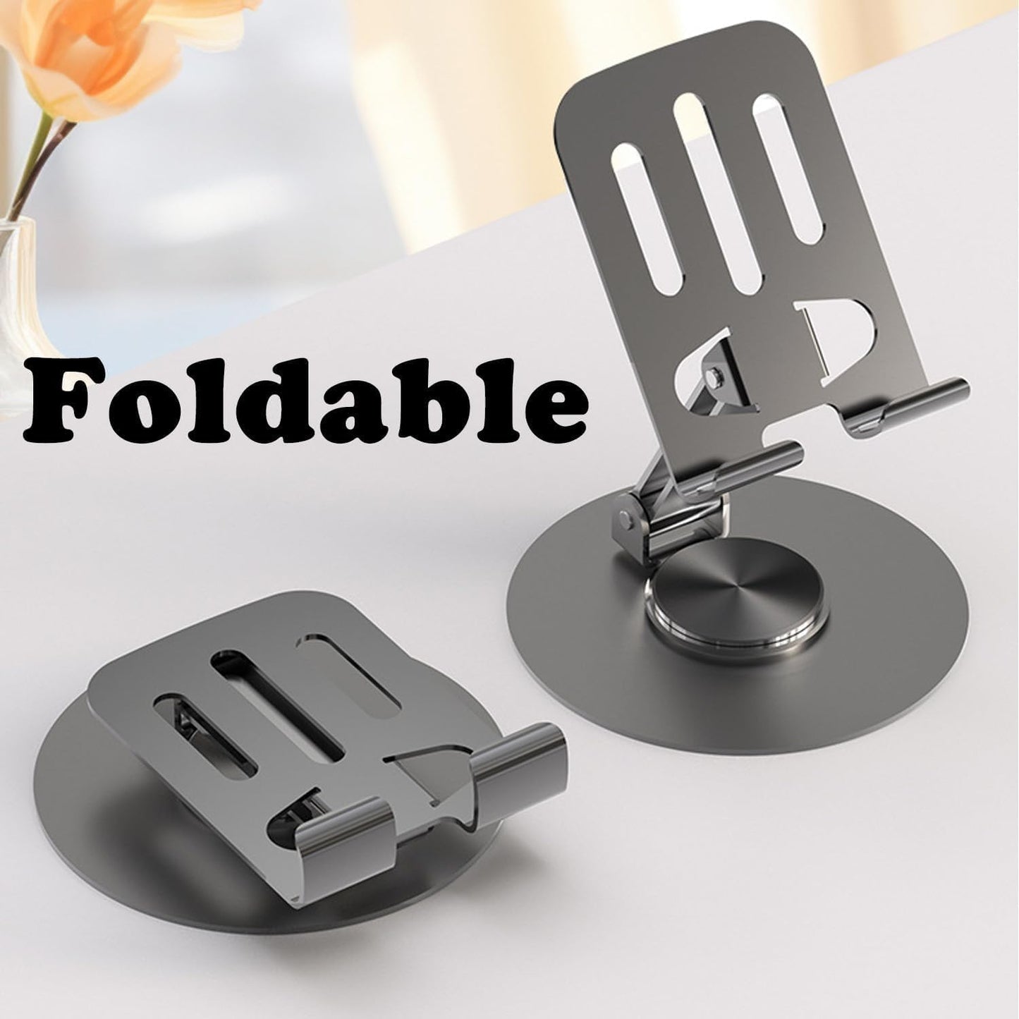 Aluminium 360° Rotatable Phone/Tablet Stand