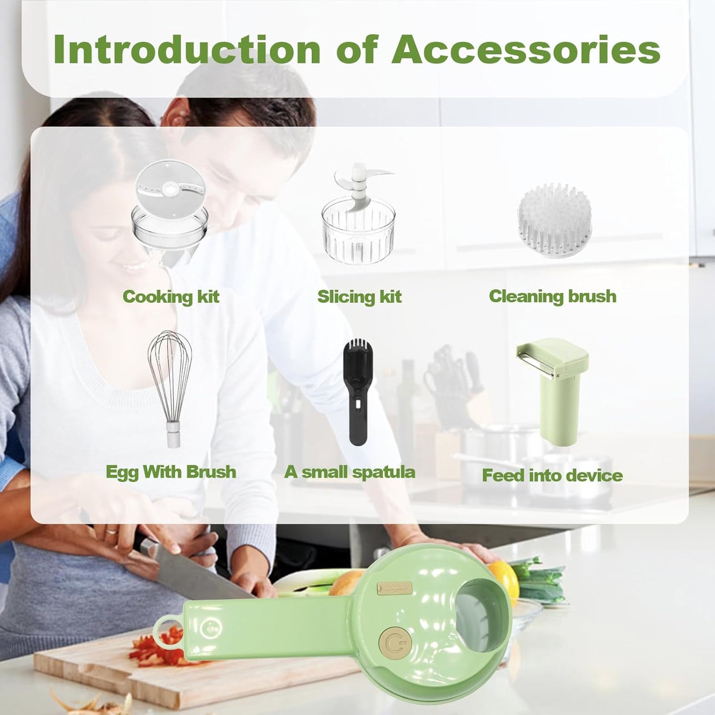 4 in 1 Portable Electric Vegetable Cutterᵀᴹ