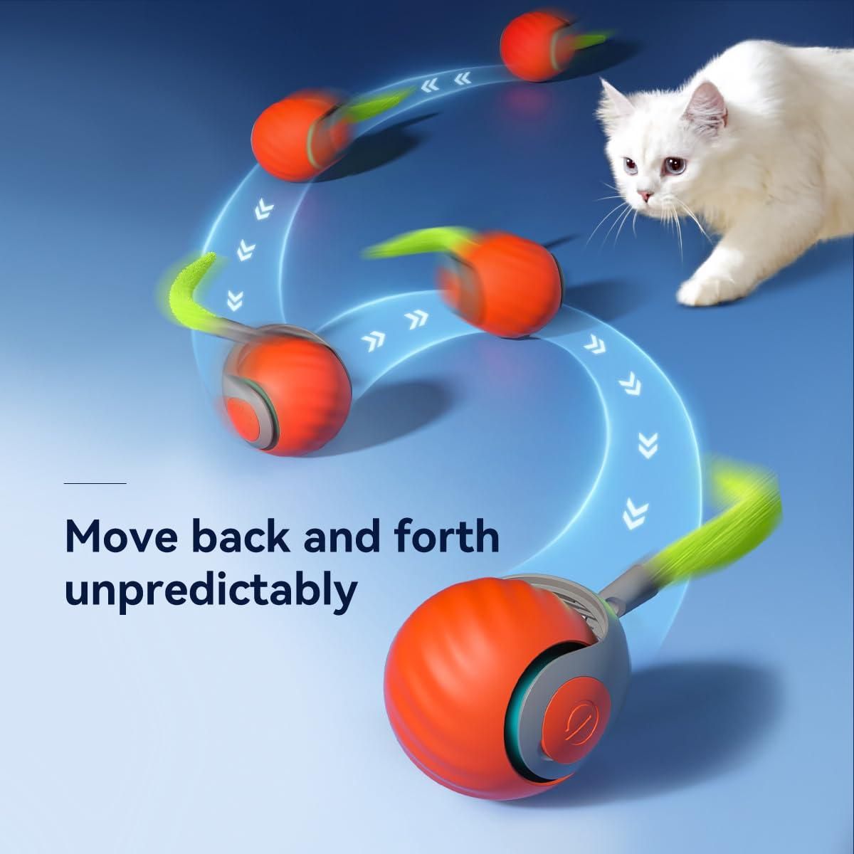 Rolling Cat toy Ballᵀᴹ